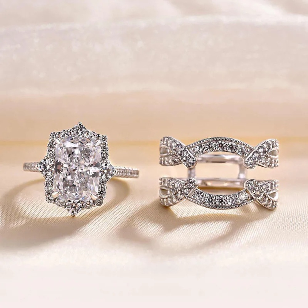 Elegant Silver Women's Ring - Picture 9 of 12